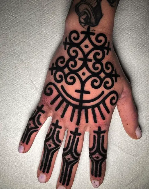 Estilo tribal ornamental