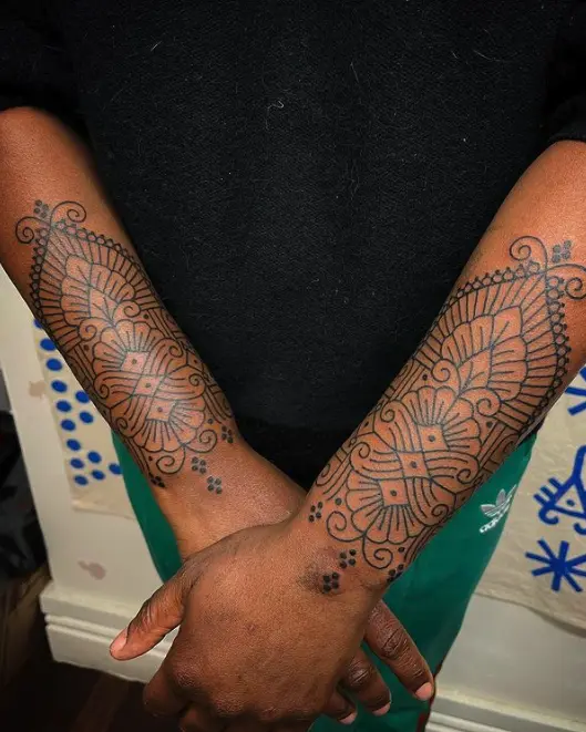 Estilo tribal ornamental