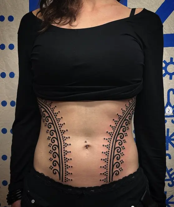 Estilo tribal ornamental