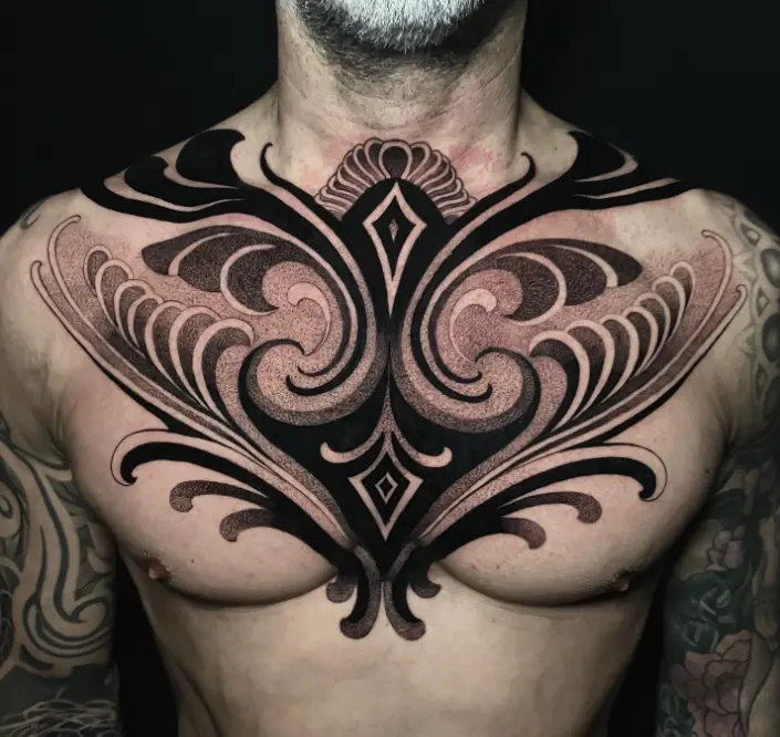 Estilo tribal ornamental